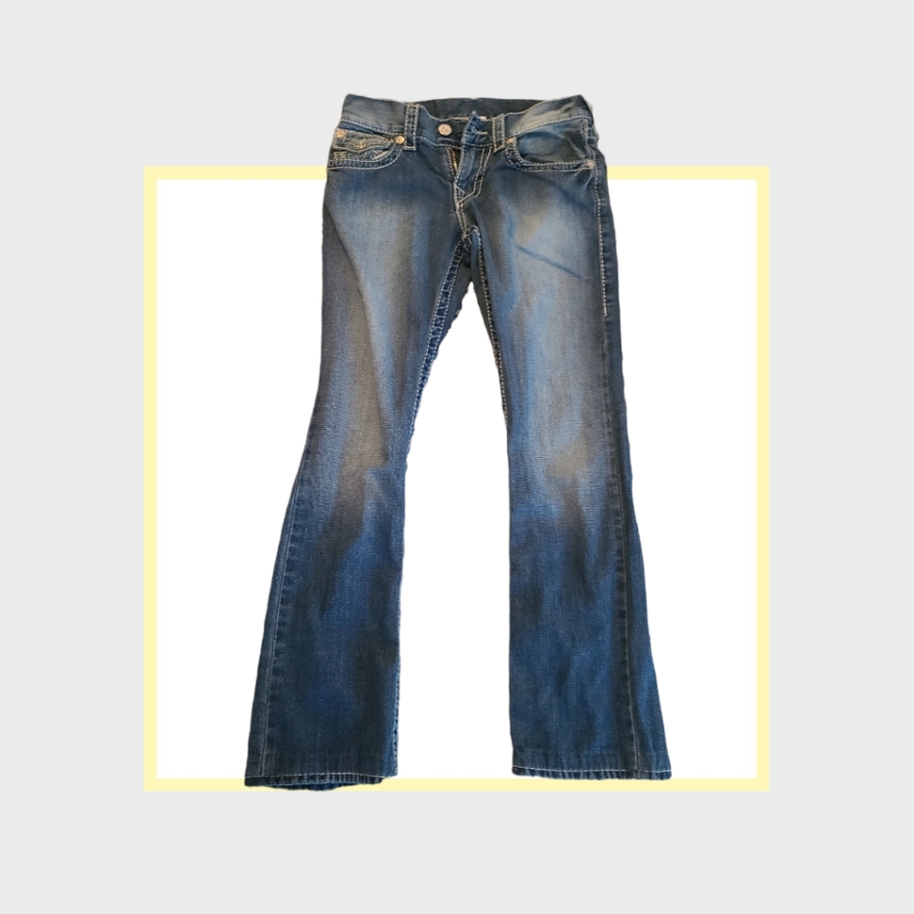 Women's True Religion jeans, size 28, medium wash